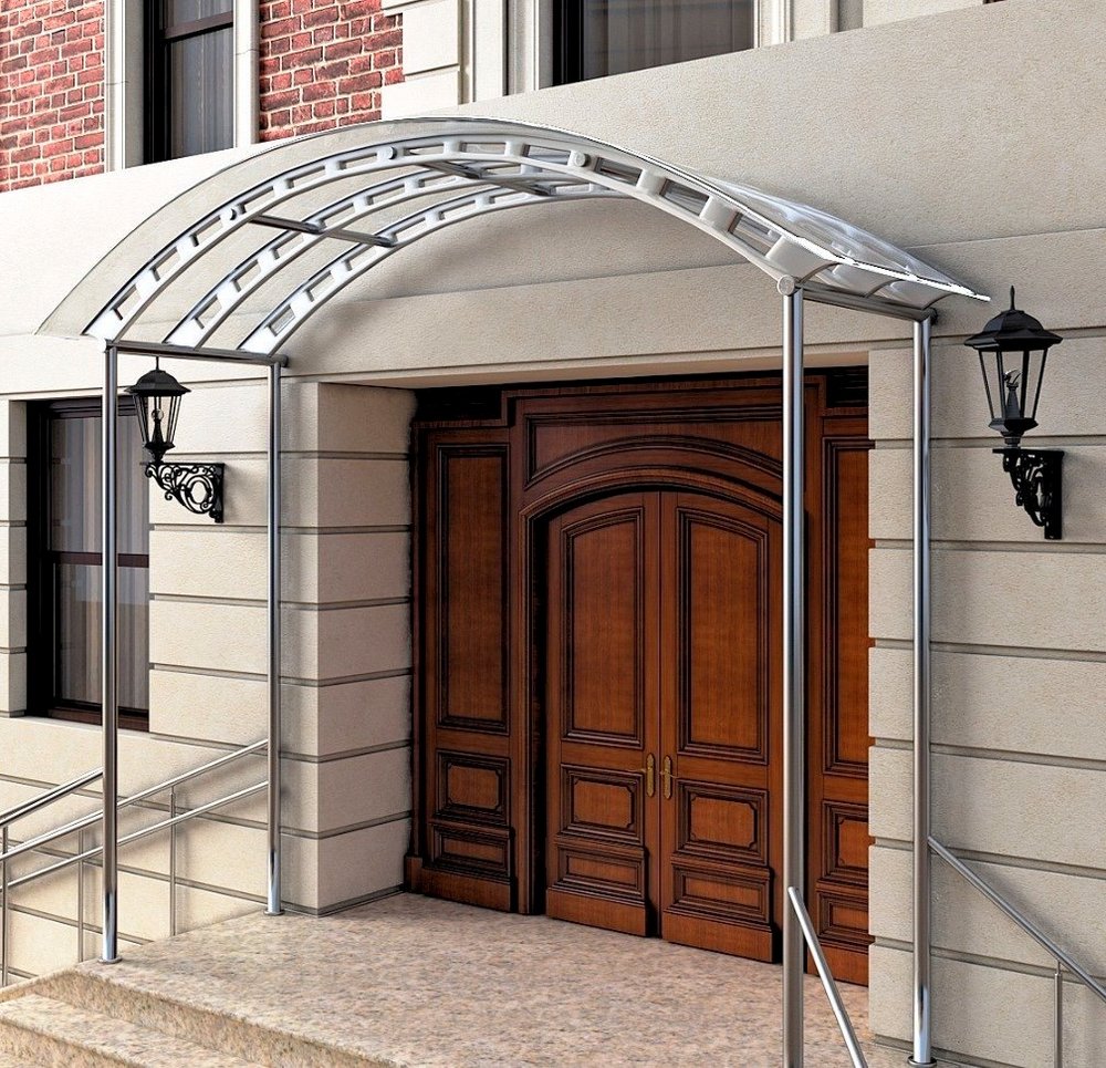 Козырек над входной группой